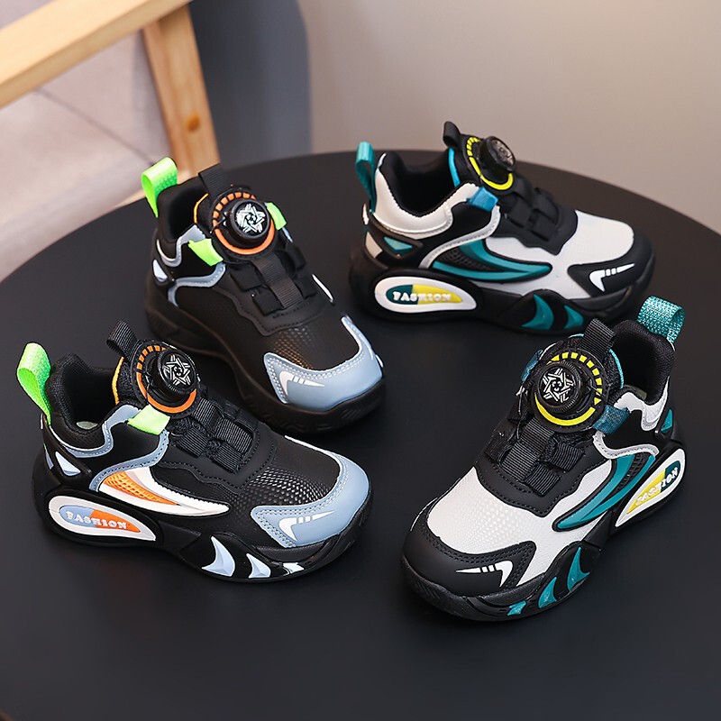 Boys' athletic shoes, 2026 autumn collection, new leather upper, waterproof, men's size, basketball shoes, breathable, non-slip, student running shoes Boys' athletic shoes, 2026 autumn collection, new leather upper, waterproof, men's size, basketball shoes, breathable, non-slip, student running shoes