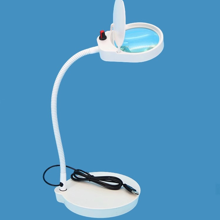 PD-4S老人阅读雕刻电子维修鉴定焊接放大镜led灯5倍15倍