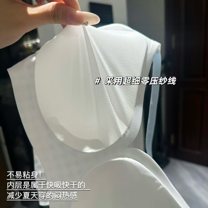 原纱无痕内衣女小胸聚拢夏季薄款软支撑提拉无钢圈文胸罩透气轻薄|undefined