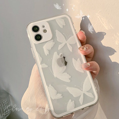 Retro Butterfly Case for iPhone - Apple 12, Simple, 15 Pro Max, Transparent, 14 Protection Cover, 13 Fairy Xs