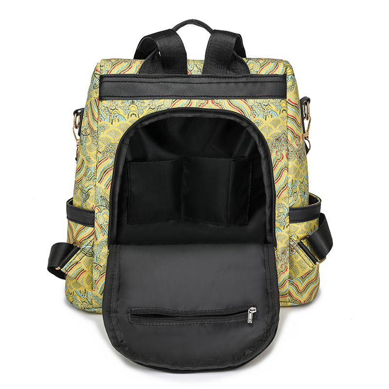 Fábrica al por mayor 2024 nuevas señoras de cuero suave mochila antirrobo moda tendencia mochila de viaje urbano de gran capacidad