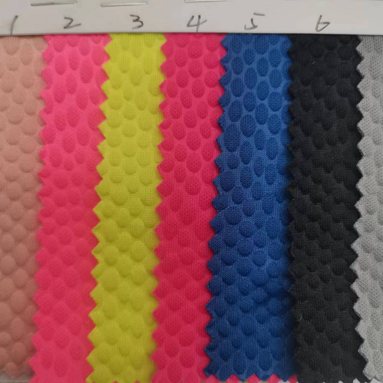 现货三明治 提花透气三文治 大小圆孔网眼布 鞋材箱包家具辅料