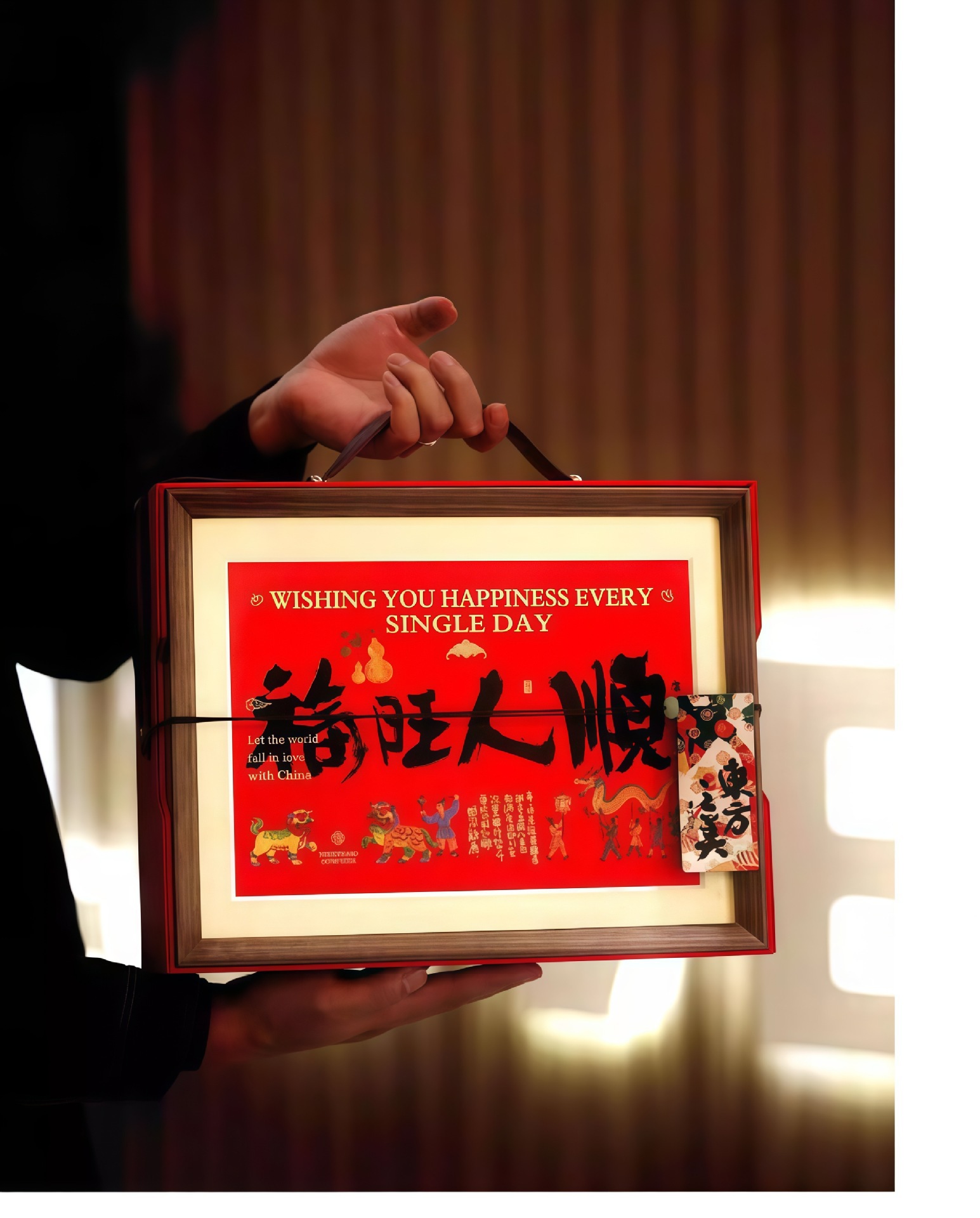 2026 Year of the Horse Gift Box American Ginseng and Bird's Nest Set New Year Gifting 600g specifications