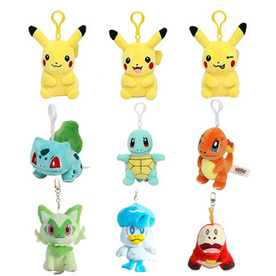 Autier Pikachu Pendant Doll Elf Pokemon Picachu Plush Toy Small Pendant Rag Doll Doll
