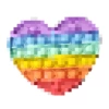 Heart -shaped rainbow