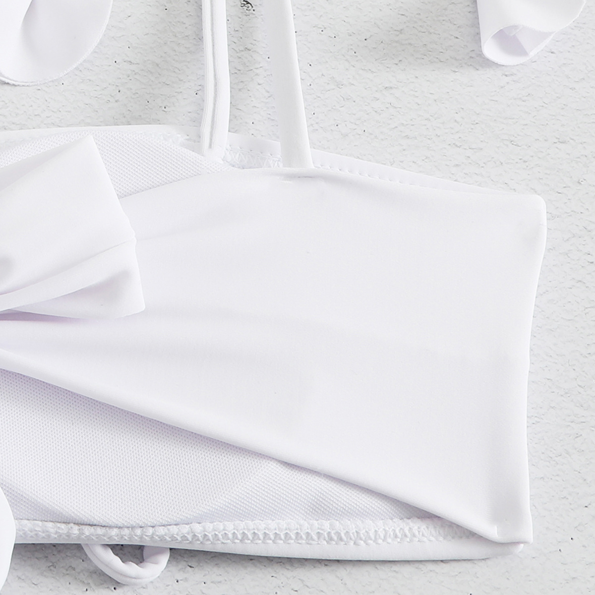 182g Weight Sexy Feel Of Sensation High Waist Panties Waist Briefs Panties Style Bralette Bra Category Polyester Fabric Type Stretchy Elasticity 2 Pieces Set Quantity Swimming Pool, Beach Occasion Solid Color, Flower Pattern Women's Gender Women's Solid Color Flower 2 Pieces Set Bikinis Swimwear 14