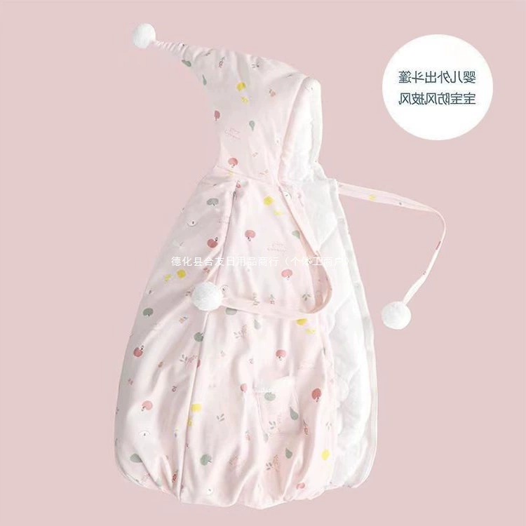 Детский плащ, накидка, ветрозащитное пальто для выхода на улицу, утолщенное одеяло, осенне-зимнее ветрозащитное зимнее пальто.