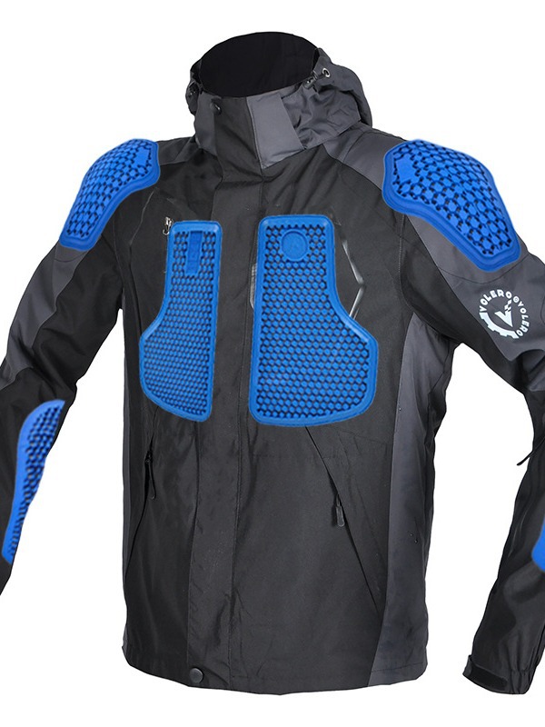 VOLERO motocicleta ropa de ciclismo de invierno impermeable forrada de lana engrosada a prueba de viento motocicleta ropa de carga resistente a la caída para hombres y mujeres