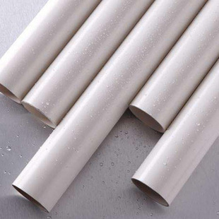 Pvc drainage pipe in stock perforated permeable pipe flat wall seepage pipe garden farmland irrigation pipe manufacturers specifications