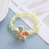 Children's beaded bracelet solar-powered, acrylic jewelry, factory direct supply, flowered