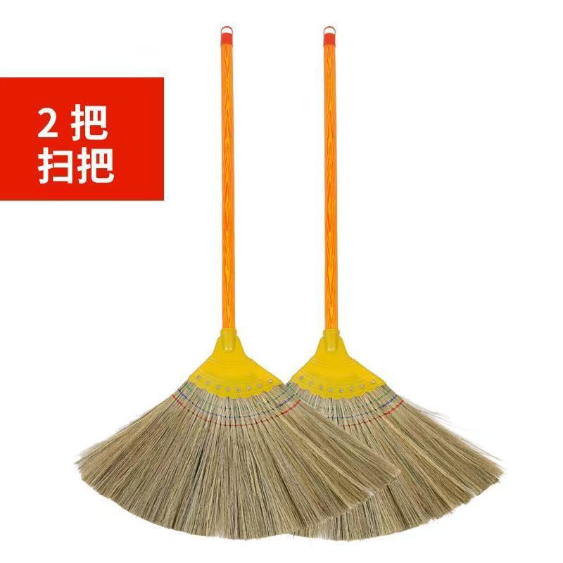メーカーの卸売り家庭用の柔らかい毛のほうきは鳳尾の草を掃いて柔らかいススキのほうきのほうきを編んでほうきを編みます。