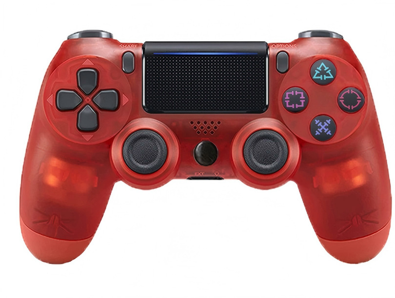 Controlador de Juego Inalámbrico Bluetooth PS4 de ABS Doble Vibración, Giroscopio de 6 Ejes para PC y Consolas