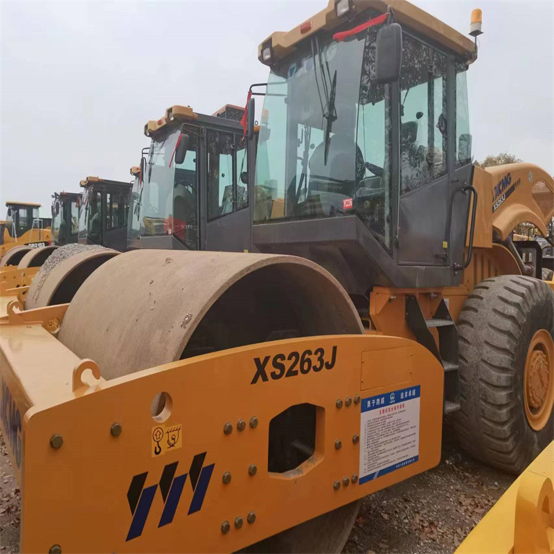 Rodillos de carretera usados XCMG 22 toneladas rodillos de carretera XS223XS263XS203 rodillos vibratorios pesados