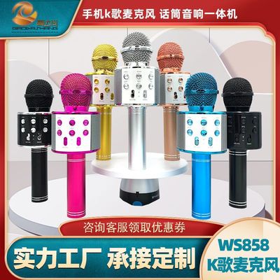 Gaodashang WS858 wireless Bluetooth hold Integrated microphone Cara OK The whole people live broadcast wireless Microphone