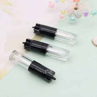 3ml Small Capacity Pendant Lip Glaze Tube with Shoulder Sleeve Four-Leaf Clover Lip Gloss Tube Cosmetics Packaging Manufacturer Direct Hair