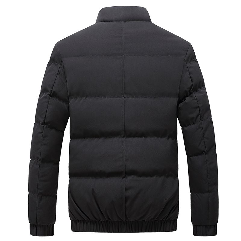 Transfronterizo nuevo abrigo de algodón acolchado chaqueta de invierno de los hombres Slim stand collar abajo algodón casual engrosada ropa de los Hombres Calientes venta al por mayor directa