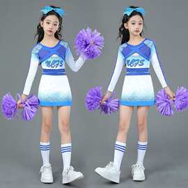 儿童专业啦啦操拉拉队比赛演出服中小学生健身操竞技运动会体操服