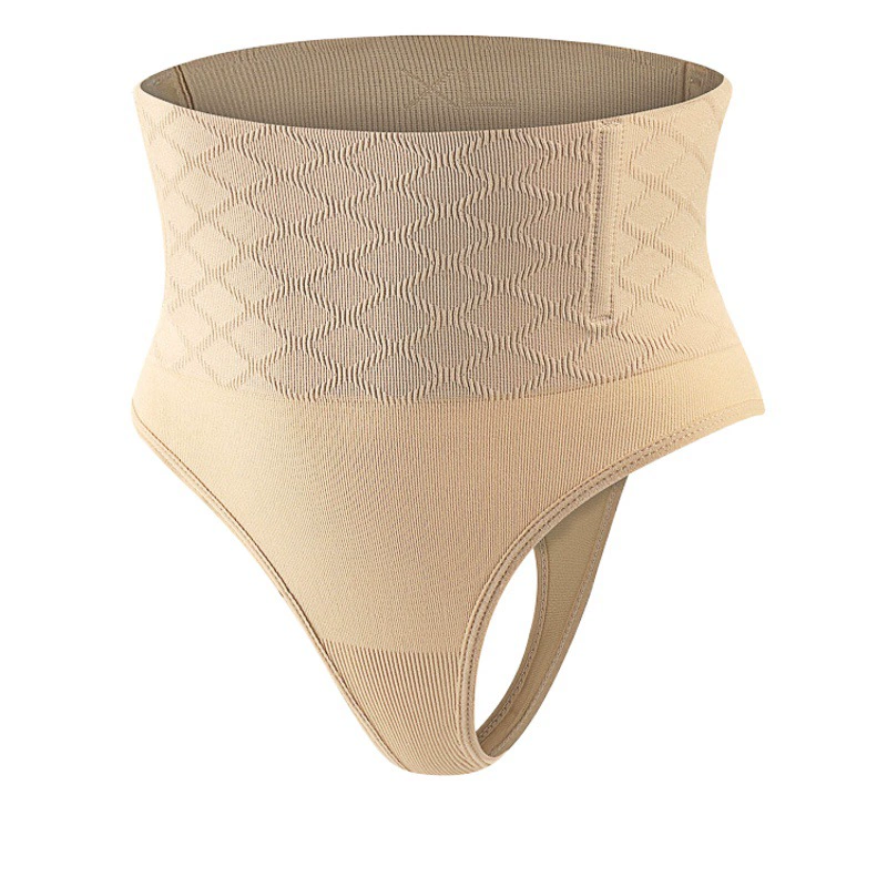 Бесшовные утягивающие трусы-стринги с высокой талией для женщин, корректирующие брюки больших размеров, утягивающий пояс, трусы для подтяжки ягодиц, европейский и американский стиль.