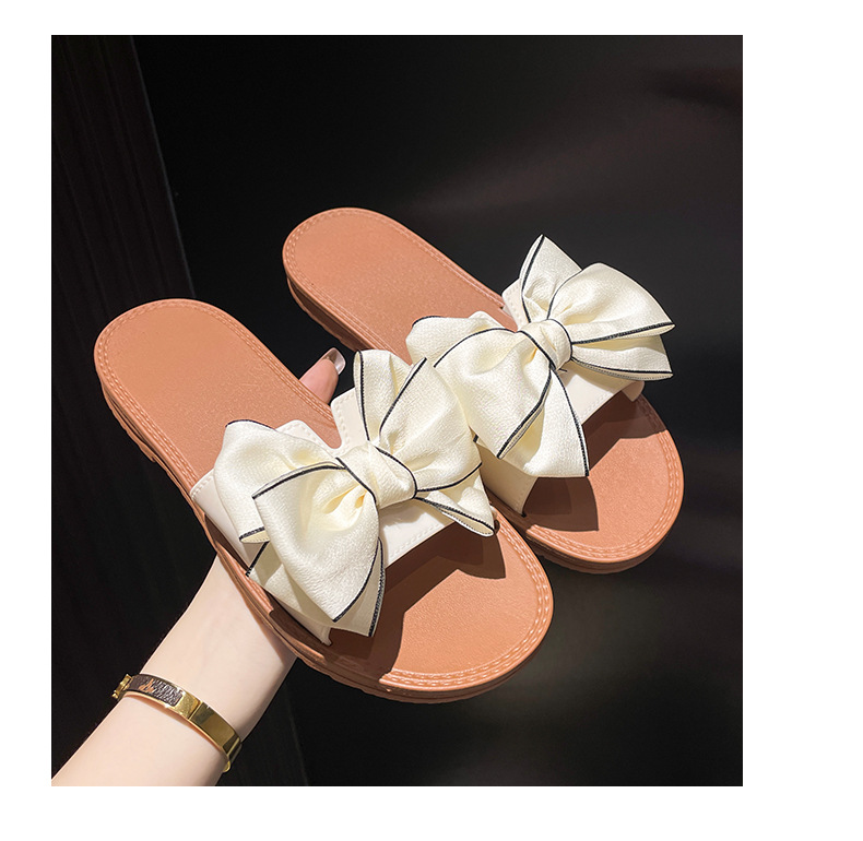 Women's Vintage Style Bow Knot Open Toe One-shaped display picture 1