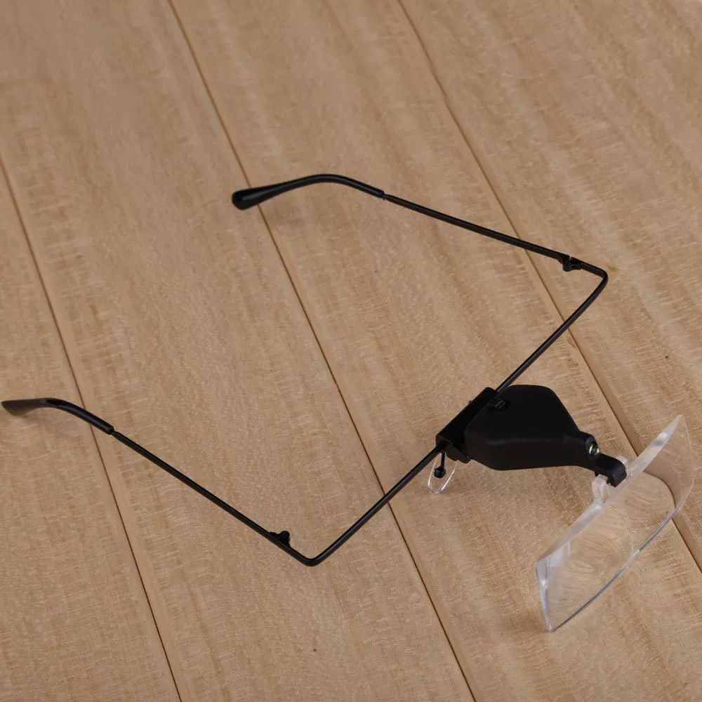 Очки на голове увеличительное стекло HD Детские со светодиодной подсветкой для чтения сменная плата идентификации с несколькими линзами оптом