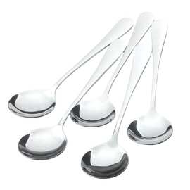 不锈钢加厚西餐勺可爱套装甜品勺饭勺汤勺调羹勺主叉筷 汤匙