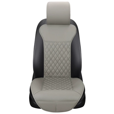 Amazon's Best-Selling Slim Waist Single-Piece Leather Seat Cushion, Universal Car Seat Cushion, Four-Season Use, Dropshipping Available (Universal seat cover) - new-slim-waist-gray-5253