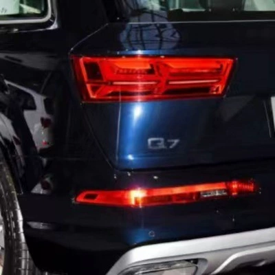 Car headlight protective film, film light control color change TPU - 16-19-q7-tail-light-transparent-model