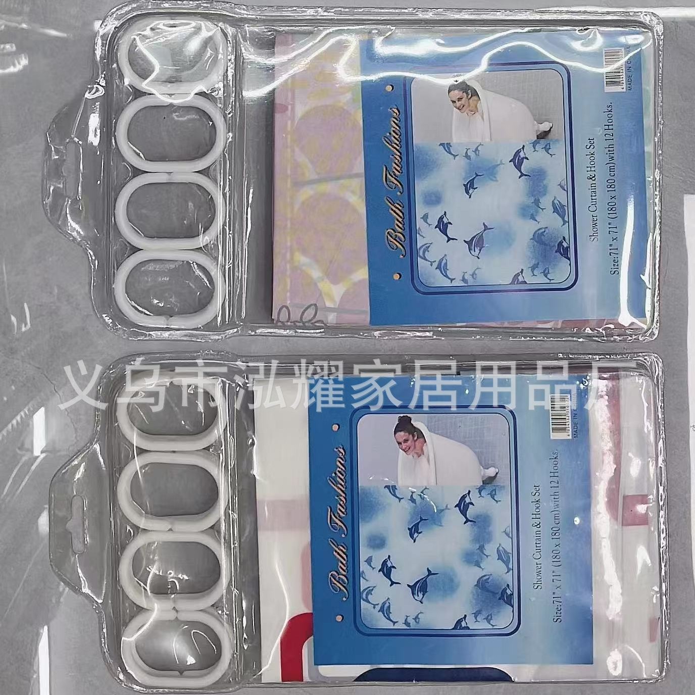 Presenta PEVA cortina de ducha de baño de estilo nórdico que bloquea el agua cortina de la puerta de baño impermeable y a prueba de moho cortina impermeable al por mayor