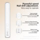 Portable nail sander Endurance nail grinder Professional nail trimmer Charging nail grinder nail sander Cross border