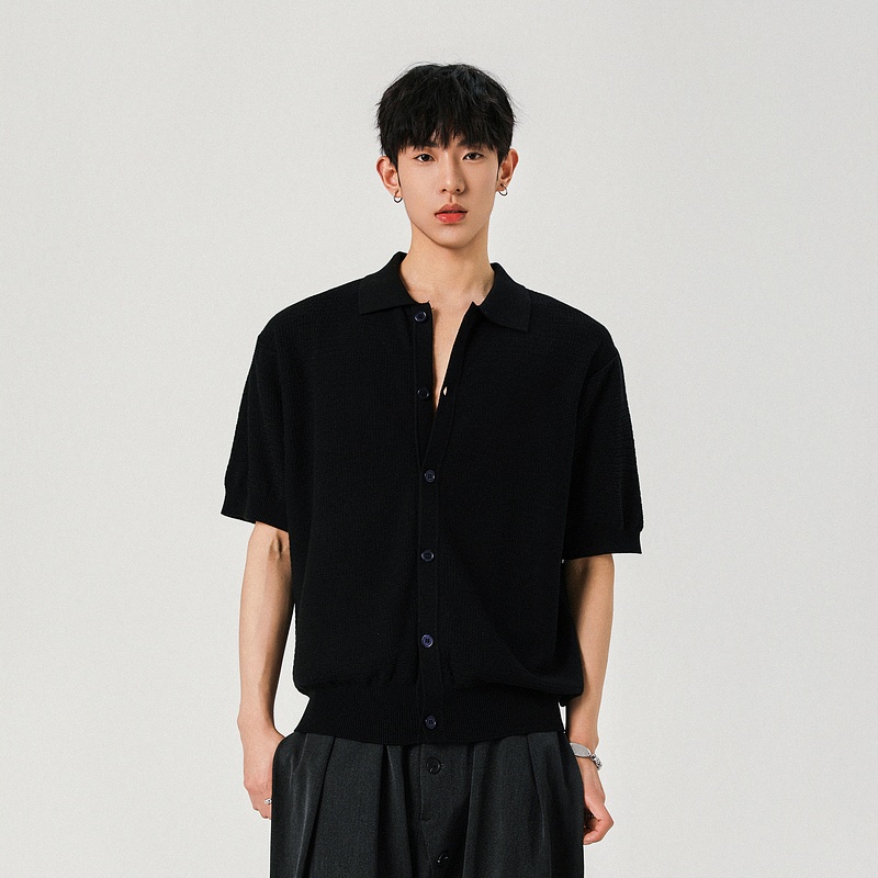 T-shirt de manga corta para hombres TB insertado rayas tricolores cuatro barras viejas líneas de hielo de verano fábrica transfronteriza al por mayor