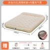 Beige pillow style double bed