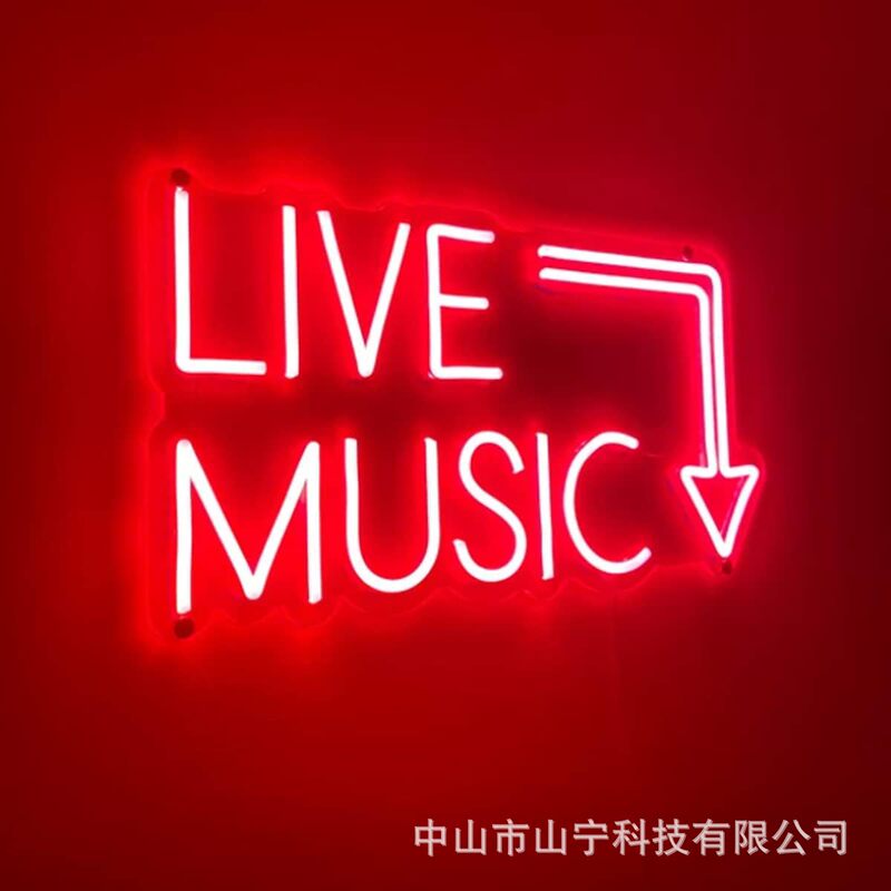ネオンカスタム発光字ledランプ広告ランプ付きlive music雰囲気ランプクロスボーダー電気商専用|undefined