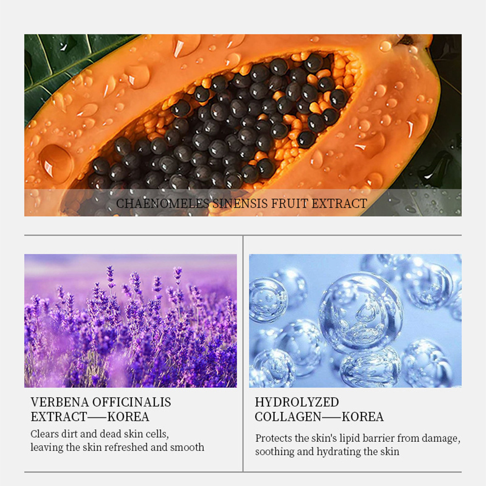 Sudáfrica comercio exterior explosivo papaya, extracto de papaya, aceite esencial, jabon de baño limpio y naranja hecho a mano image 4