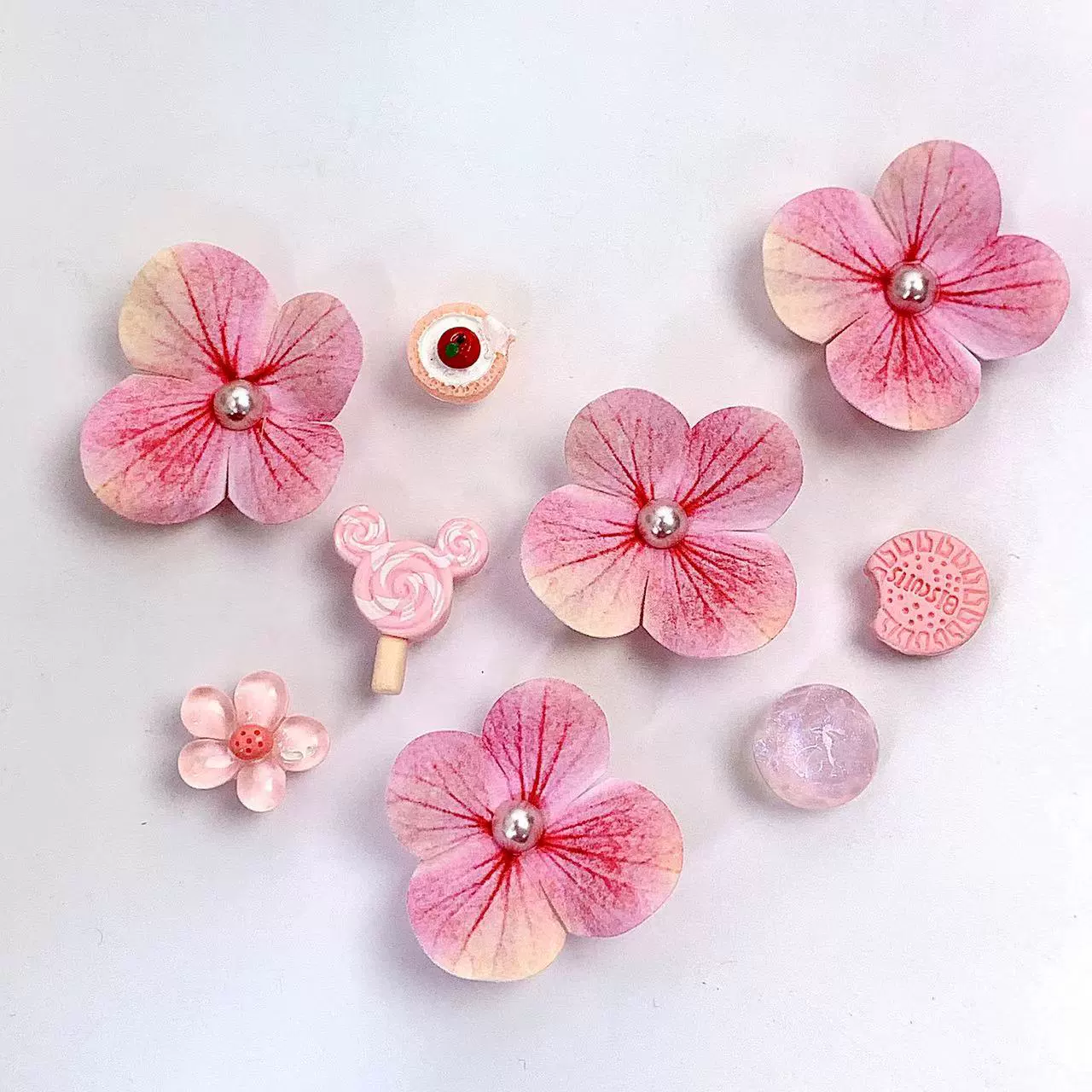 Украшения для обуви Phalaenopsis (jibbitz), китайский стиль 2025, наборы DIY с опцией жемчужной цепочки