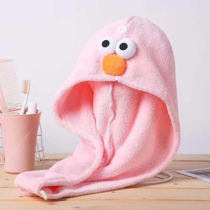 Women's Quick-dry Cap, Absorbent Towel Drying Hair, Thickened Super-absorbent Head Towel, Cute Shower Cap For Long Hair_voghion.com
