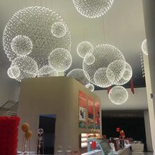 火花球满天星组合吊灯酒店大堂宴会厅售楼处圆球造型装饰灯具