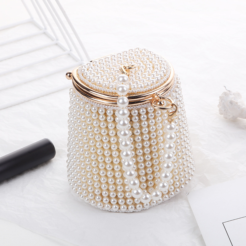 Bolsa de perlas Premium (fondo dorado beige Pearl)