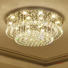 特价客厅水晶吊灯圆形创意个性餐厅卧室别墅大厅LED节能灯具灯饰