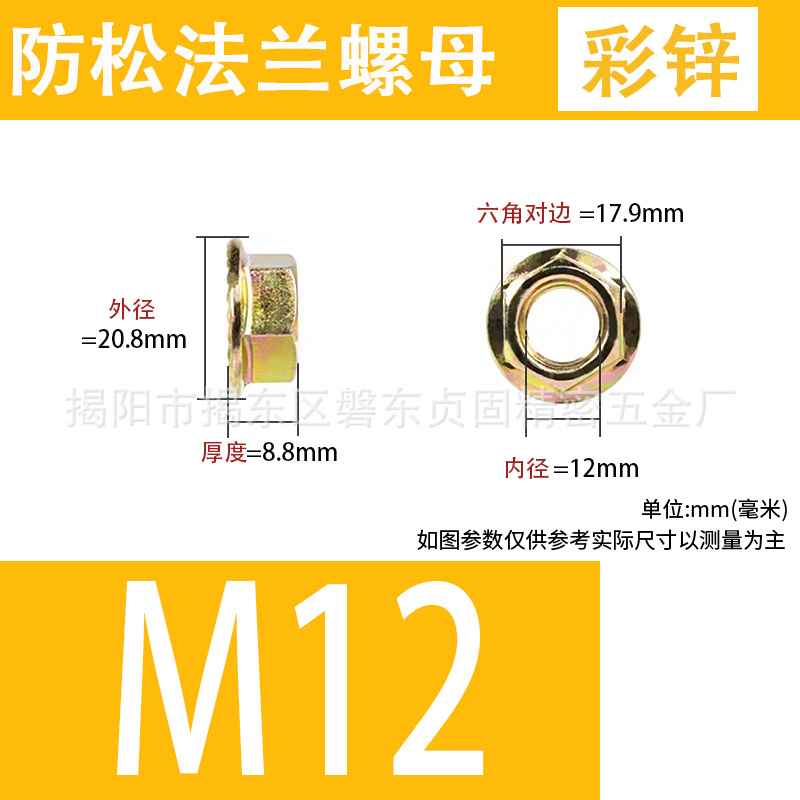 M12 color zinc