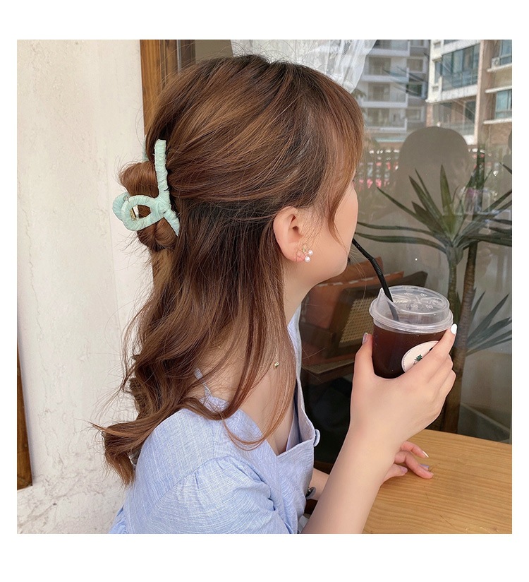 新款纯色超仙抓夹