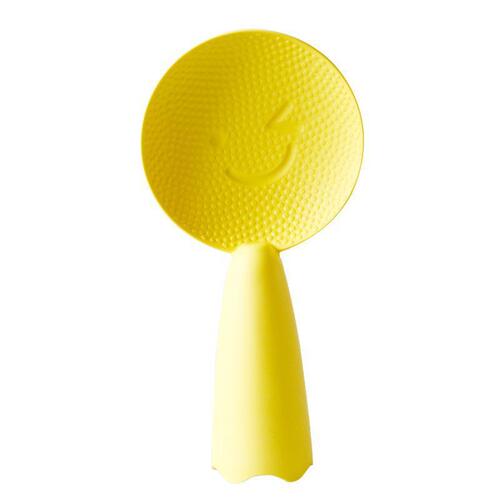 Standing smiling face rice spoon plastic creative rice shovel long handle household non-stick rice cooker rice spoon can be used in canteens