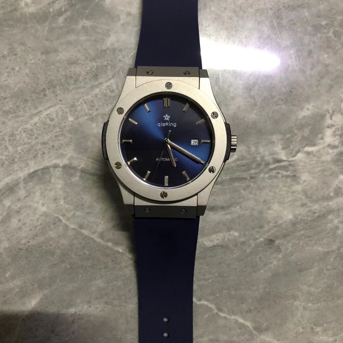 Orologio da uomo Big Bang, sportivo, impermeabile, con cinturino in vera pelle, tendenza moda e creativo._voghion.com