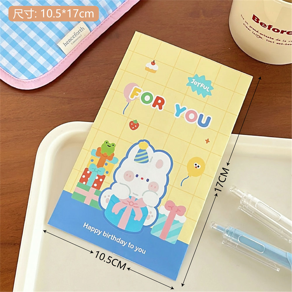 Tengyi original lindo ins chica bolsa de almacenamiento de papel snack regalo embalaje dibujos animados mini bolsa de papel al por mayor