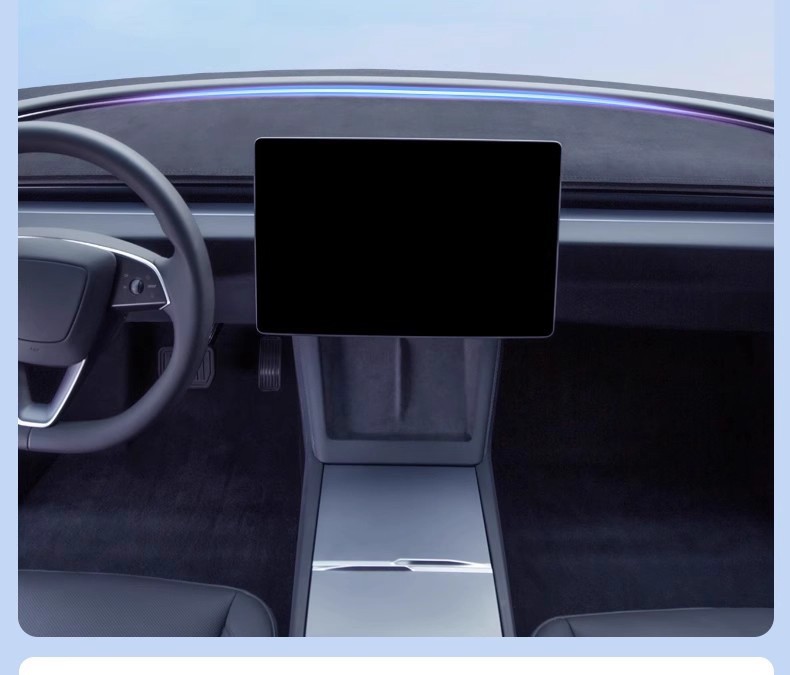 Suitable for the New Version of Tesla Model 3 Central Control Instrument Panel Light-Proof Mat Front and Rear Window Shading Anti-Slip Accessories