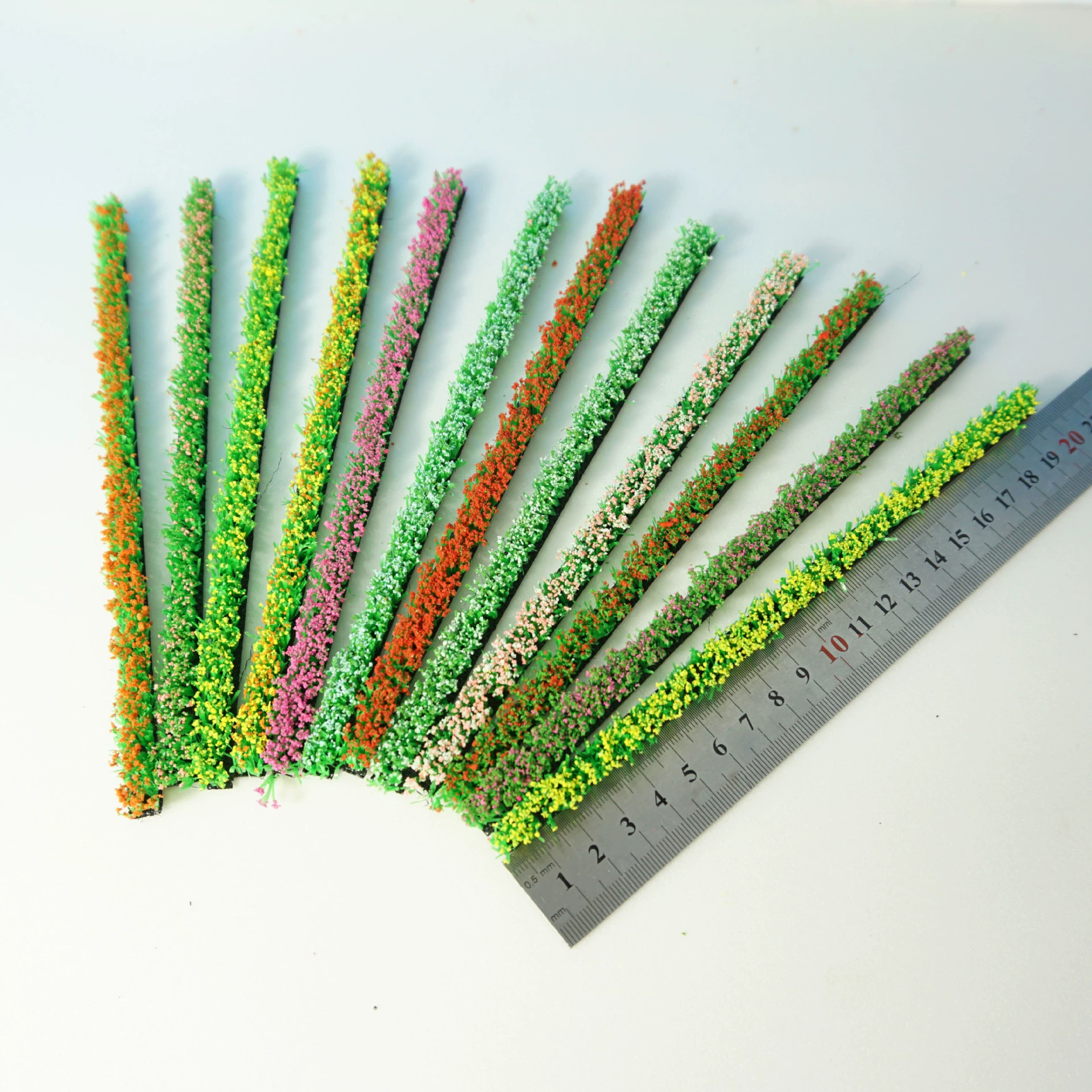 Моделирование мини цветок трава кустарник трава DIY моделирование газон декоративный материал аксессуары цвет кустарник полосы