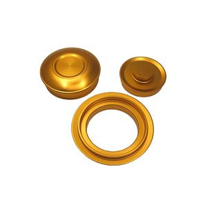 Mao series white wine bottle to Chinese tea can aluminum alloy lid accessories bottle ceramic empty wine bottle cutting with lid transformation