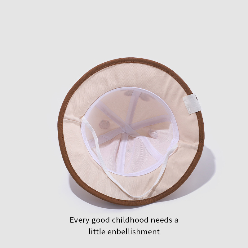 Sombreros para bebés otoño-invierno osos para niños niñas sombreros pescadores para niños gruesos sombreros de pelusa para bebés calientes