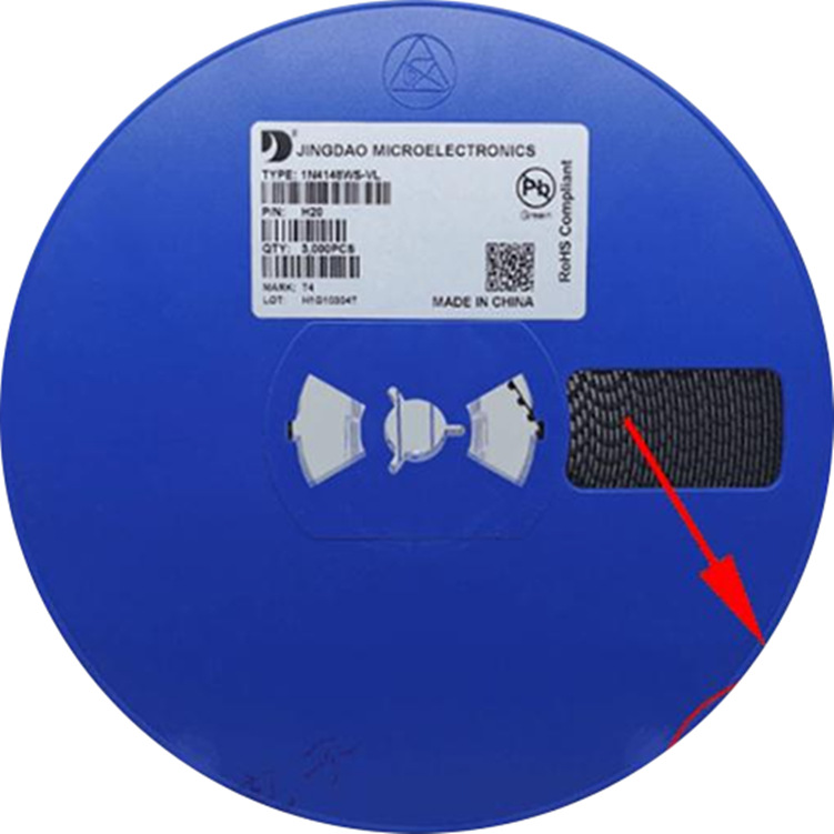 百万现货原厂追溯小信号1A大芯片肖特基二极管B5817W SJ SOD-123