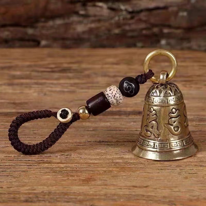 Brass small bell sandalwood