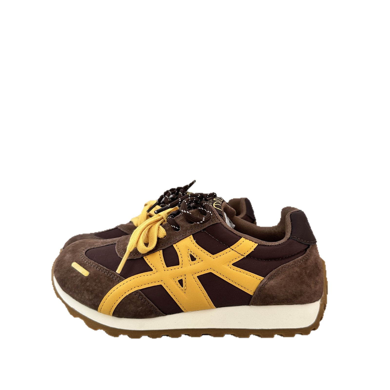 Retro nicho zapatos de entrenamiento para mujeres 2025 otoño nuevo tipo explosivo nicho suela gruesa multi-combinante zapatos casuales